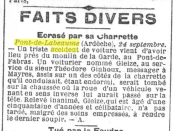 1898-25-SEP Accident charette mortel Gleize - Le Petit Marseillais.webp